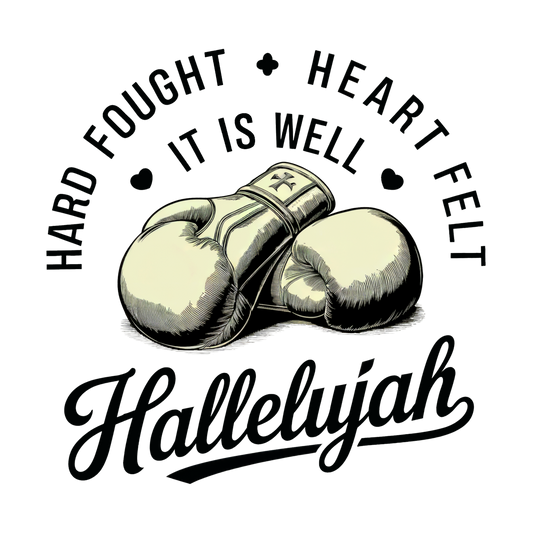 Hard Fought. Heart Felt. It is Well. Hallelujah