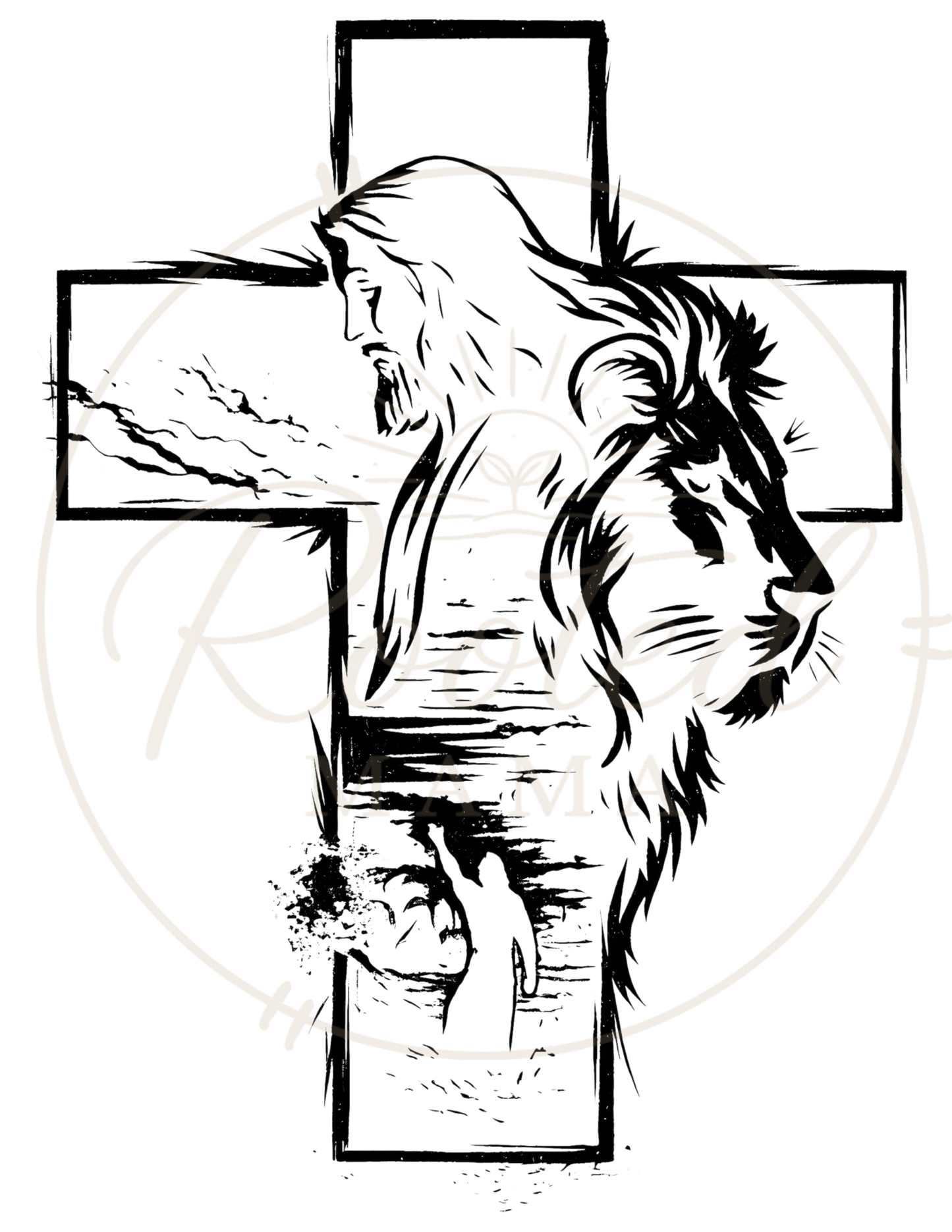 Jesus Lion Cross