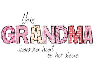 This Grandma Wears Her Heart On Her Sleeve